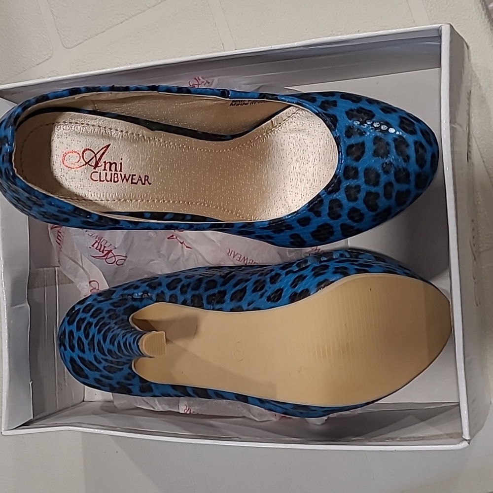 Blue Leppard stilettos